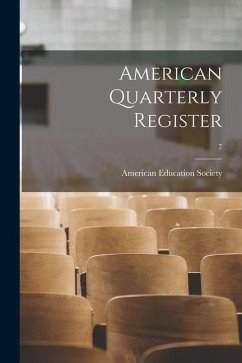 American Quarterly Register; 7
