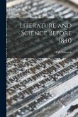 Literature and Science Before 1840