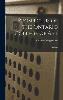 Prospectus of the Ontario College of Art: 1948-1949