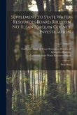 Supplement to State Water Resources Board Bulletin No. 11, San Joaquin County Investigation: Basic Data; no.11 Suppl.1