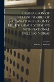 Comparison of Spelling Scores of Pottawatomie County Eighth Grade Students With National Spelling Norms