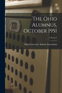 The Ohio Alumnus, October 1951; v.30, no.1