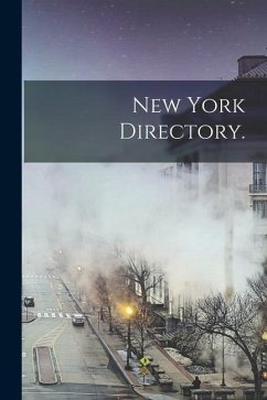 New York Directory. - Anonymous