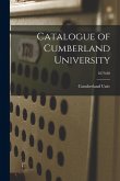 Catalogue of Cumberland University; 1879-80 Catalogue of Cumberland University; 1879-80