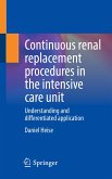 Continuous renal replacement procedures in the intensive care unit (eBook, PDF)