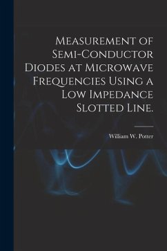 Measurement of Semi-conductor Diodes at Microwave Frequencies Using a Low Impedance Slotted Line. - Potter, William W.