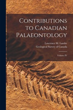 Cover Contributions to Canadian Palaeontology [microform]: Volume IV
