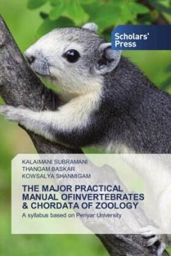 THE MAJOR PRACTICAL MANUAL OFINVERTEBRATES & CHORDATA OF ZOOLOGY - Subramani, Kalaimani;BASKAR, THANGAM;SHANMIGAM, KOWSALYA