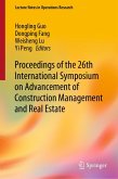 Proceedings of the 26th International Symposium on Advancement of Construction Management and Real Estate (eBook, PDF)