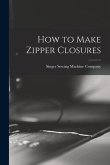 How to Make Zipper Closures