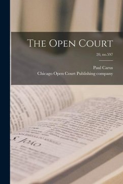 The Open Court; 20, no.597 - Carus, Paul