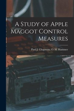 A Study of Apple Maggot Control Measures