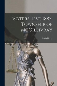 Voters' List, 1883, Township of McGillivray [microform]