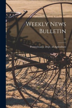 Cover Weekly News Bulletin; 25