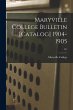 Maryville College Bulletin [Catalog]... - Bild 1