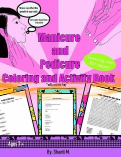 Manicure and Pedicure Coloring and Activity Book - M, Shanti