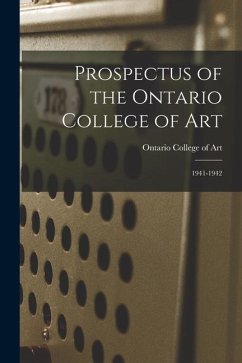 Prospectus of the Ontario College of Art: 1941-1942