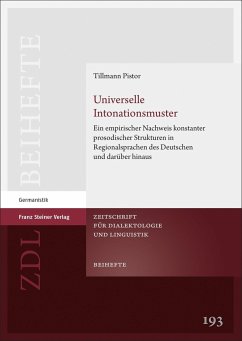 Universelle Intonationsmuster - Pistor, Tillmann