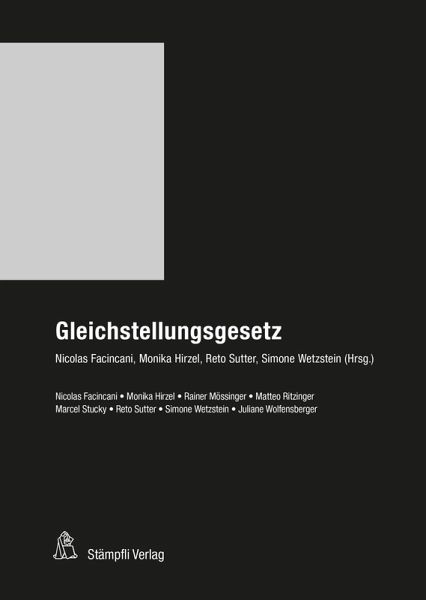 Gleichstellungsgesetz (GlG) (eBook, PDF) Gleichstellungsgesetz (GlG) (eBook, PDF)