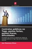 Contratos públicos no Togo, pontos fortes, pontos fracos, dificuldades