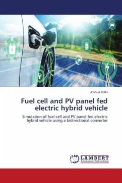 Fuel cell and PV panel fed electric hybrid vehicle
