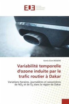 Variabilité temporelle d'ozone induite par le trafic routier à Dakar - BODEME, Komla Elom