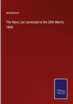 Cover The Navy List corrected to the 20th March, 1860