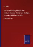 Versuch einer blos philologischen Erklärung mehrerer dunklen und streitigen Stellen der göttlichen Komödie