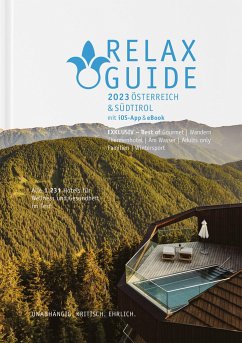 Cover RELAX Guide 2023 Österreich & Südtirol, getestet & bewertet: 1.231 Wellness- und Gesundheitshotels.