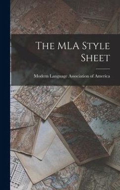 The MLA Style Sheet