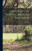 University of North Carolina Magazine; 1908-1909
