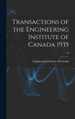 Transactions of the Engineering Institute of Canada 1935; 18