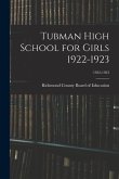 Tubman High School for Girls 1922-1923; 1922-1923