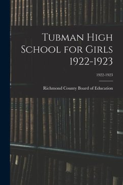 Tubman High School for Girls 1922-1923; 1922-1923