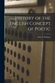 History of the English Concept of Poetic