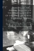 Minutes of the ... Annual Meeting of the Medical Society of the State of North Carolina [serial]; 11th(1860)