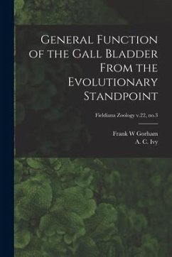 General Function of the Gall Bladder From the Evolutionary Standpoint; Fieldiana Zoology v.22, no.3 - Gorham, Frank W.