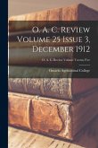 O. A. C. Review Volume 25 Issue 3, December 1912