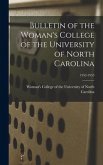 Bulletin of the Woman's College of the University of North Carolina; 1952-1953
