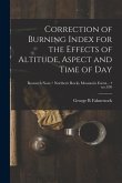 Correction of Burning Index for the Effects of Altitude, Aspect and Time of Day; no.100