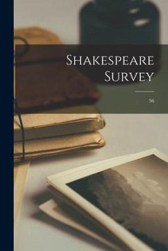 Shakespeare Survey; 56 - Anonymous
