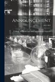 Announcement; 1892-1893 Announcement; 1892-1893