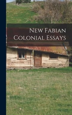 New Fabian Colonial Essays - Anonymous