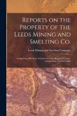 Reports on the Property of the Leeds Mining and Smelting Co. [microform]: Comprising 800 Acres of Land in Leeds, Megantic County, Canada East, October
