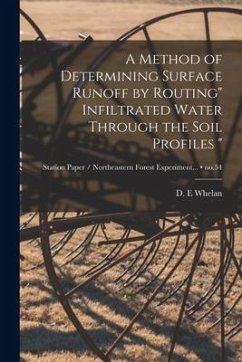 A Method of Determining Surface Runoff by Routing