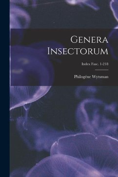 Genera Insectorum; Index fasc. 1-218 - Wytsman, Philogéne