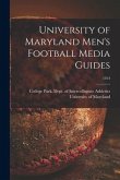 University of Maryland Men's Football Media Guides; 1954