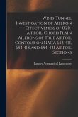 Wind-tunnel Investigation of Aileron Effectiveness of 0.20-airfoil-chord Plain Ailerons of True Airfoil Contour on NACA 652-415, 653-418 and 654-421 A