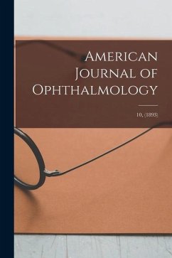 Cover American Journal of Ophthalmology; 10, (1893)