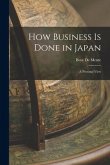 How Business is Done in Japan: a Personal View